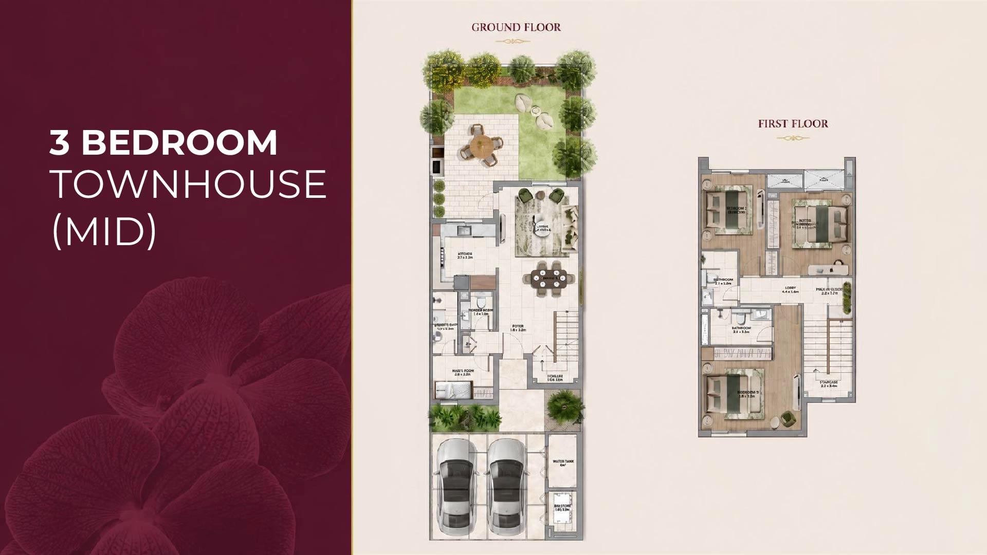 3 BR Townhouse